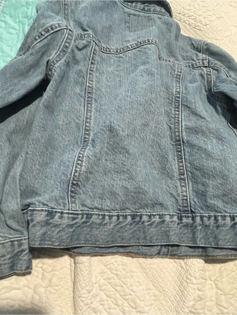 OshKosh B'gosh Kids 7 Light Blue Denim Jean Jacket for Kids 100% Cotton